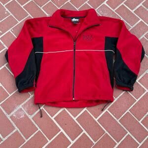 Vintage 2000s red Olympics team USA wood lake fleece jacket